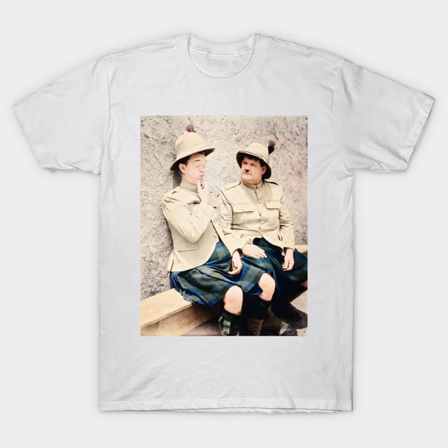 L and H in Bonnie Scotland T-Shirt by AndythephotoDr